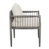 Borneo White Outdoor Dining Chair, Furniture by Uttermost, 24.3" width x 28.2" height x 24.5" depth thumbnail 9