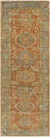 Antique One of a Kind Handmade Rug, by Surya, 12'3" length x 4'4" width thumbnail