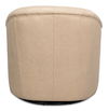 Essex Swivel Chair, Cappucino White, Seating by Sarreid, 32" length x 32" width x 30" height thumbnail 10