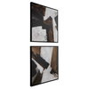 Tactile Inspiration Framed Abstract Art Set/2, by Uttermost, 37.5" width x 37.5" height x 2" depth thumbnail 4
