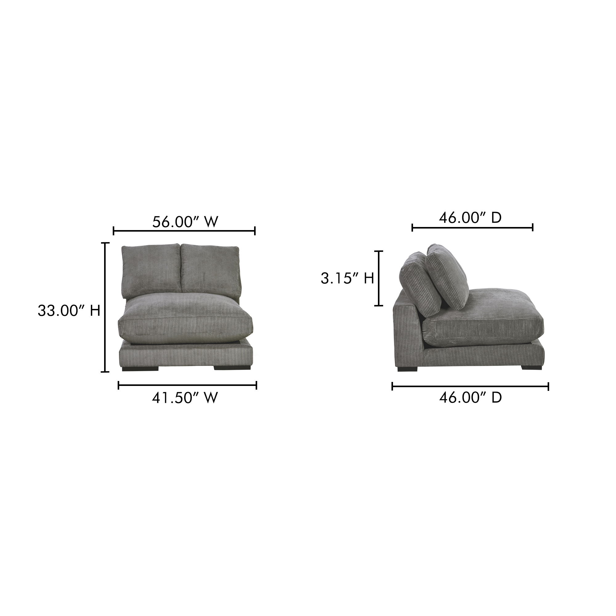 Plunge Slipper Chair large image 