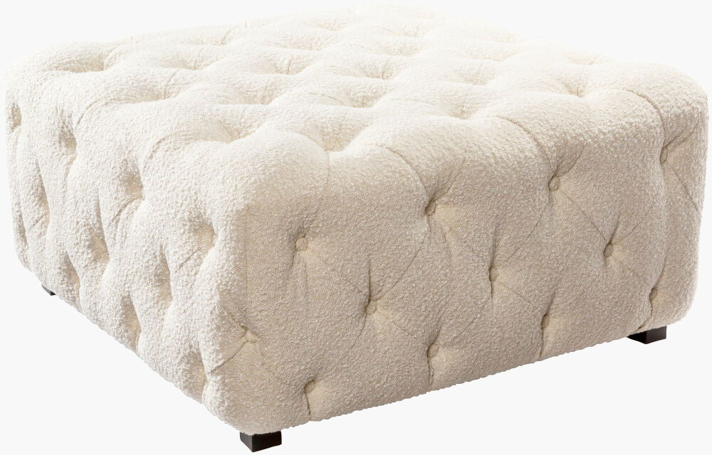 Ferrand Ottoman, by Surya, 35" width x 18" height