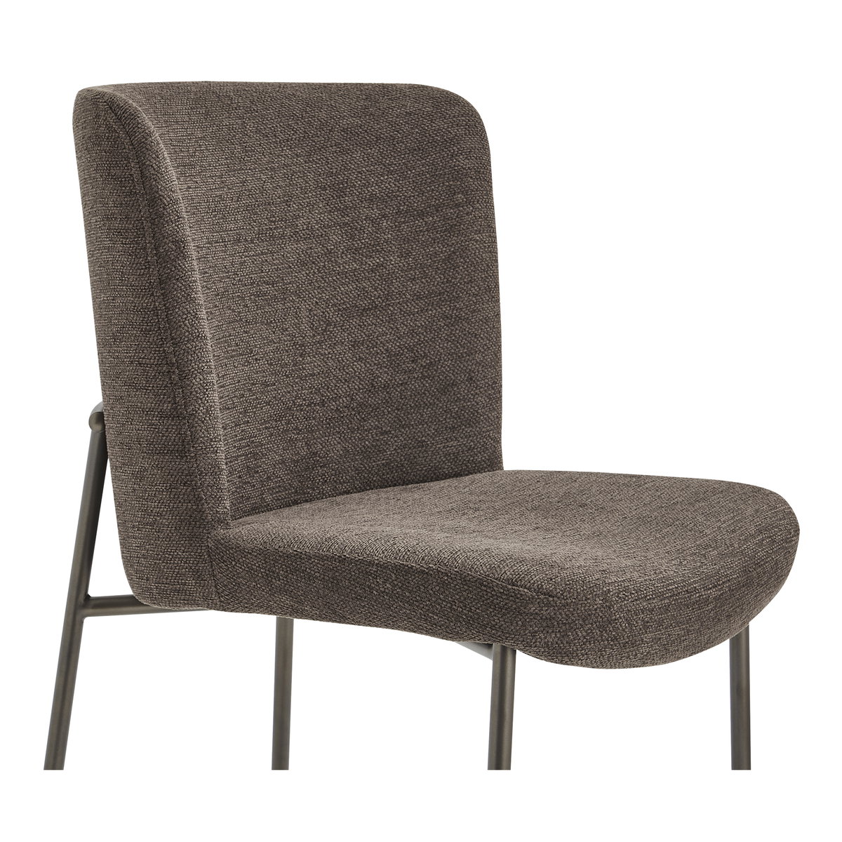 Early Dining Chair Dark Brown-set Of Two, by Moe's Home, 21.7" width x 33.5" height x 23.8" depth View 5