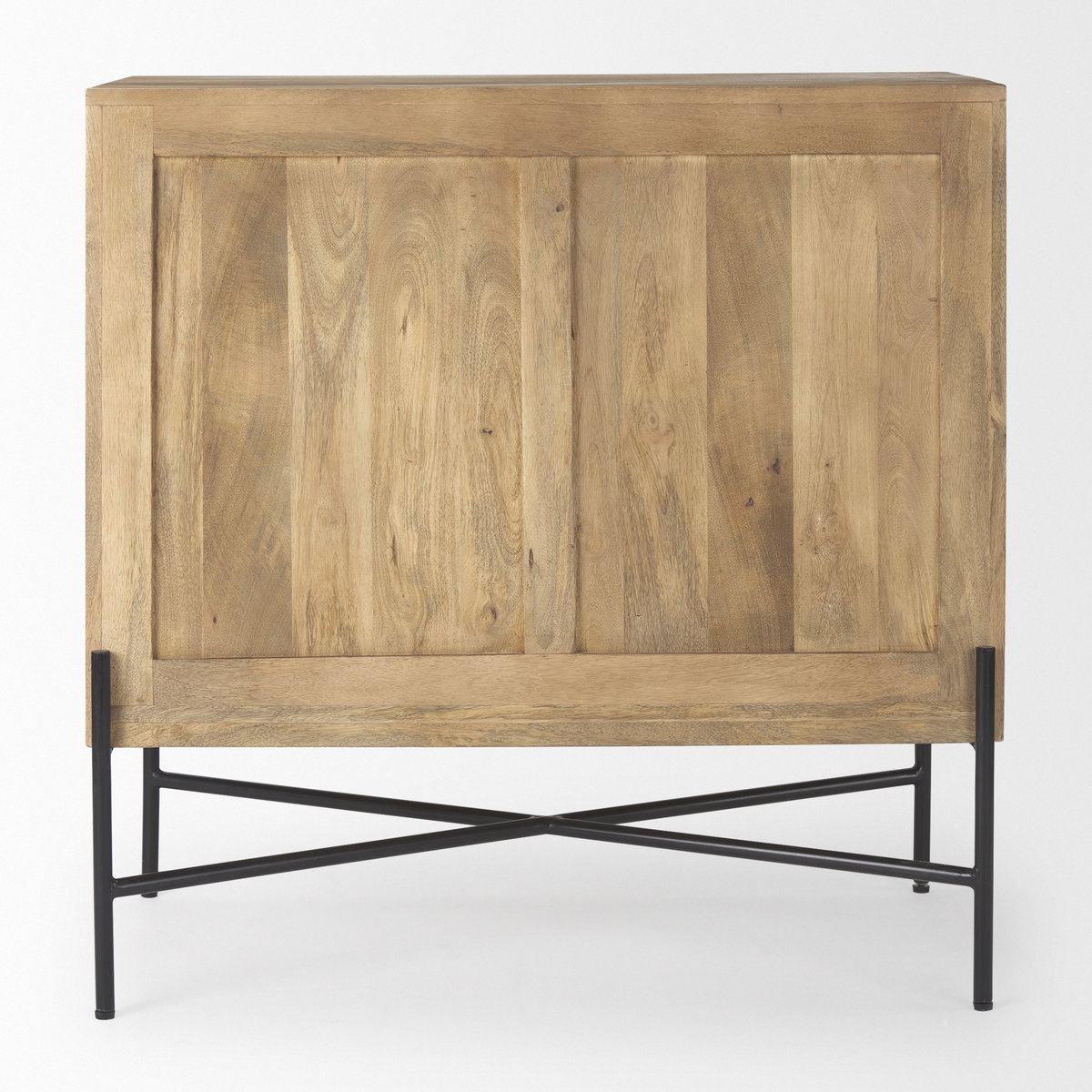 Cairo  2 Door Wood and Metal Cabinet, Cabinets & Chest by Mercana, 36" length x 19.5" width x 36" height View 6