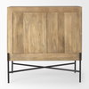Cairo  2 Door Wood and Metal Cabinet, Cabinets & Chest by Mercana, 36" length x 19.5" width x 36" height thumbnail 6