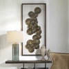 The Times Shadow Box Wall Art, by Uttermost, 27.6" width x 59.1" height x 2.5" depth thumbnail 2