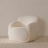 Stevie Lounge Chair Cream, Accent Chair by Moe's Home, 35" width x 32.3" height x 34.25" depth thumbnail 7