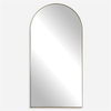 Crosley Antique Brass Arch Mirror thumbnail 0