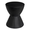 Hourglass Outdoor Stool Black, Outdoor Chair by Moe's Home, 1'3" width x 1'6" height x 1'3" depth thumbnail 2