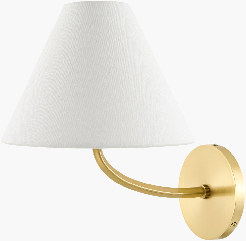 Curvya Wall Sconce, by Surya, 11" length x 8" width x 11" height