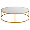 Radius Modern Circular Coffee Table, Furniture by Uttermost, 48" width x 14.5" height x 48" depth thumbnail 6