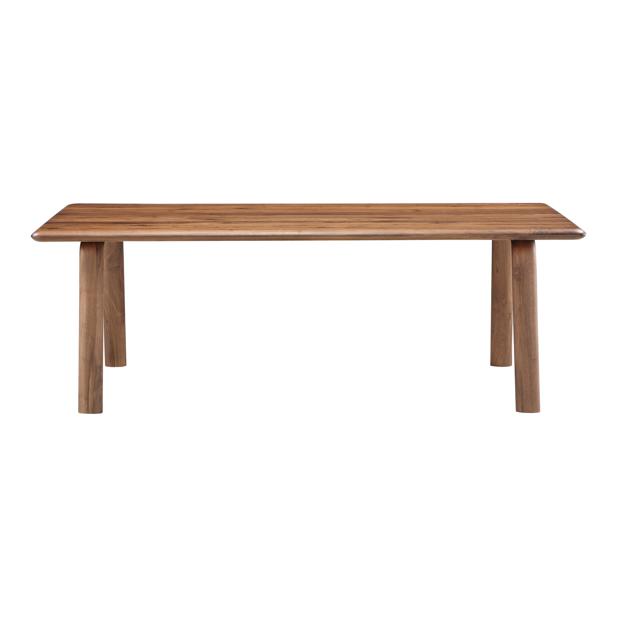 Malibu Dining Table Brown, by Moe's Home, 88" width x 30" height x 38" depth View 1