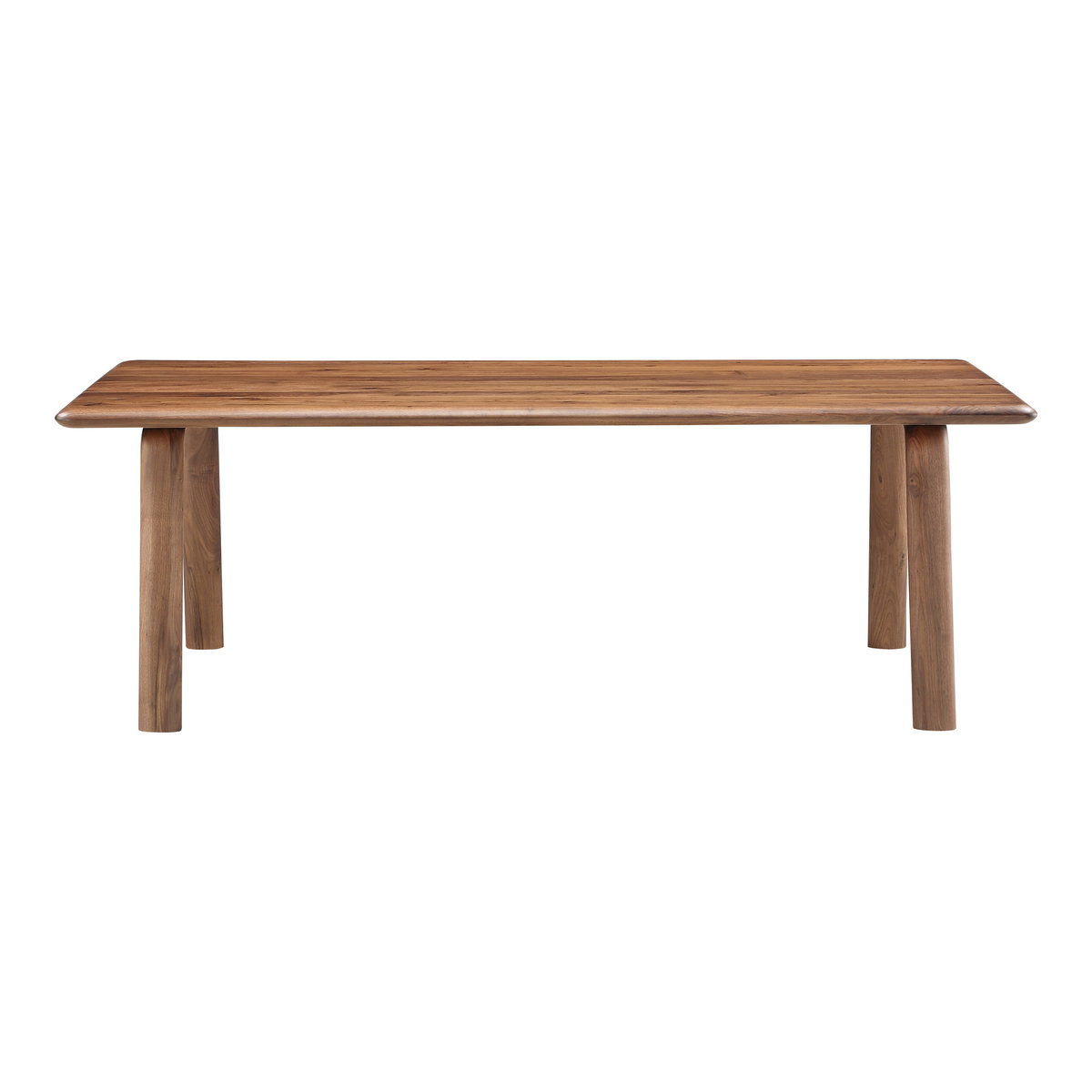 Malibu Dining Table Walnut, by Moe's Home, 88" width x 30" height x 38" depth View 1