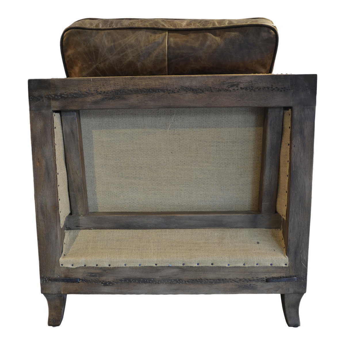 Darlington Club Chair Light Brown, Accent Chair by Moe's Home, 28" width x 31.5" height x 31" depth View 3