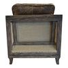 Darlington Club Chair Light Brown, Accent Chair by Moe's Home, 28" width x 31.5" height x 31" depth thumbnail 3