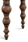 Oak Dining Table, by Sarreid, 3'1" length x 7' width x 2'7" height thumbnail 4