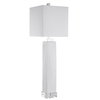 Bennett White Buffet Lamp, Table Lamp by Uttermost, 10" width x 32.5" height x 10" depth thumbnail 1