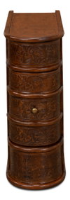 Barnes Leather Book Side Table, by Sarreid, 2' length x 10" width x 2' height thumbnail 10