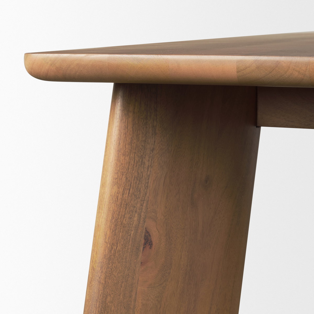 Jonan 94'L x 42'W Rectangular Dining Table | Med Brown Wood | Seats 8, by Mercana, 94" length x 42" width x 30" height View 12