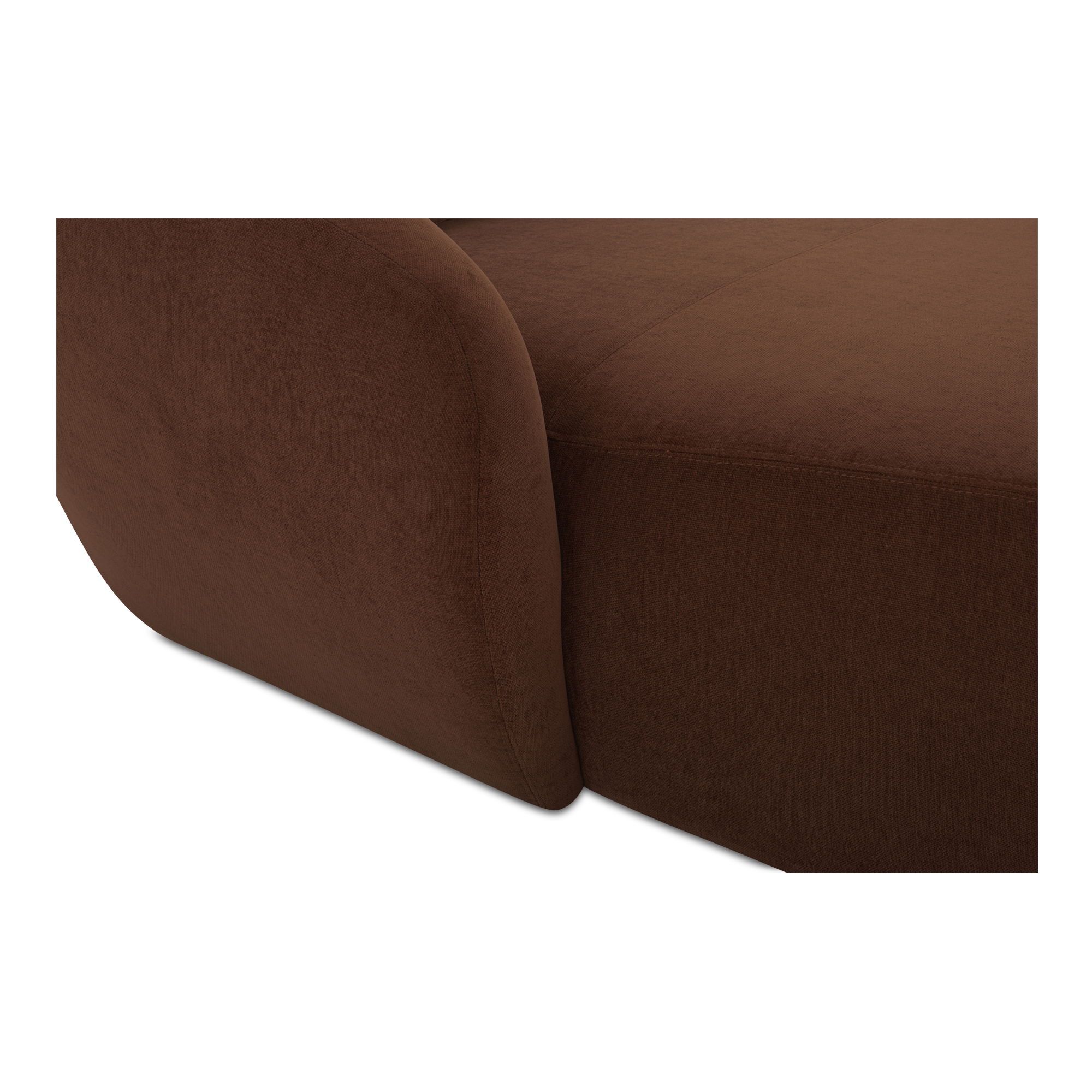 Amelia Double Chaise Modular Sectional Chestnut large image 