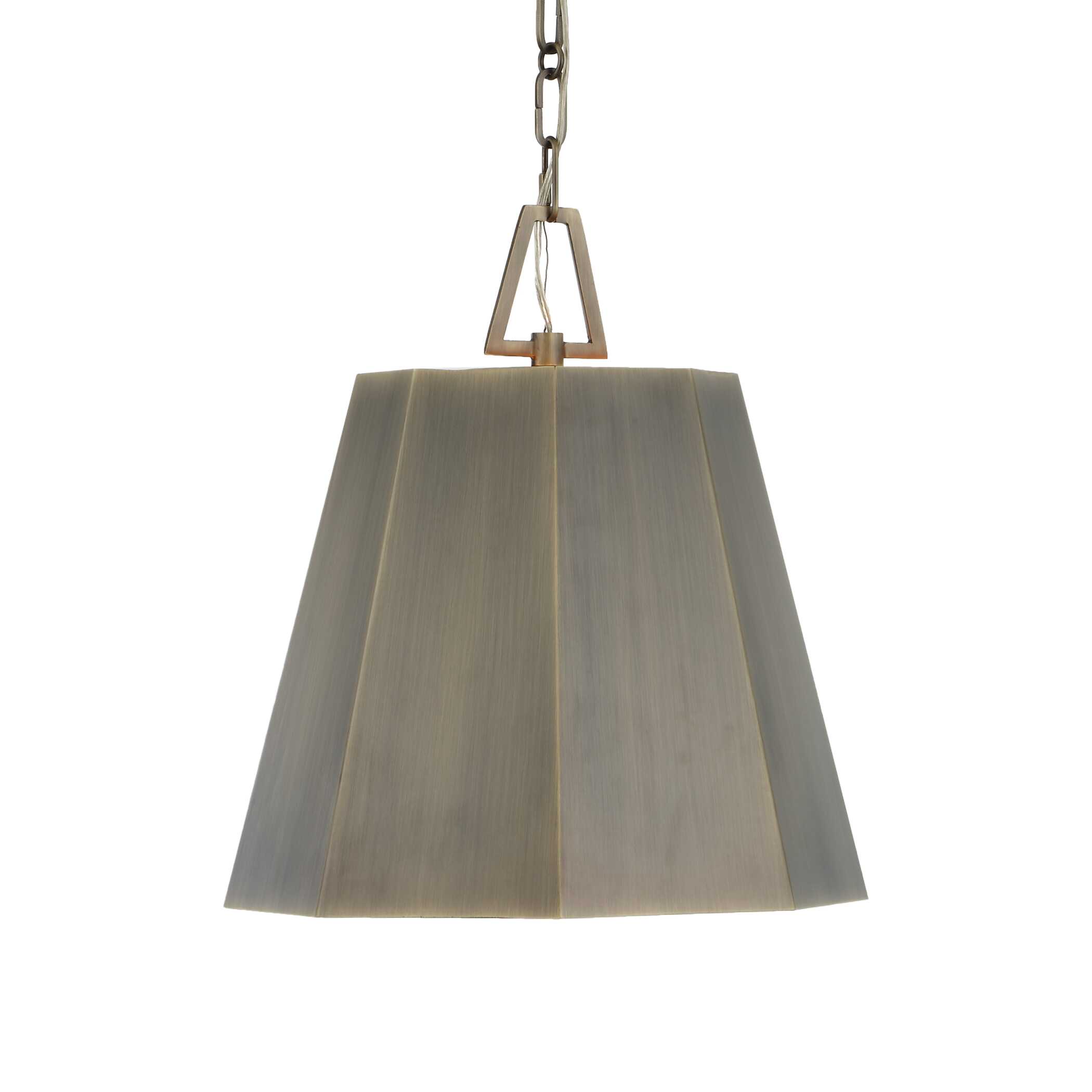 Granada 1 Light Hexagon Pendant, Ceiling Light by Uttermost, 15" width x 16" height x 15" depth View 5