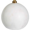 Gimlet White Drink Table, by Uttermost, 8.5" width x 1'10" height x 8.5" depth thumbnail 4
