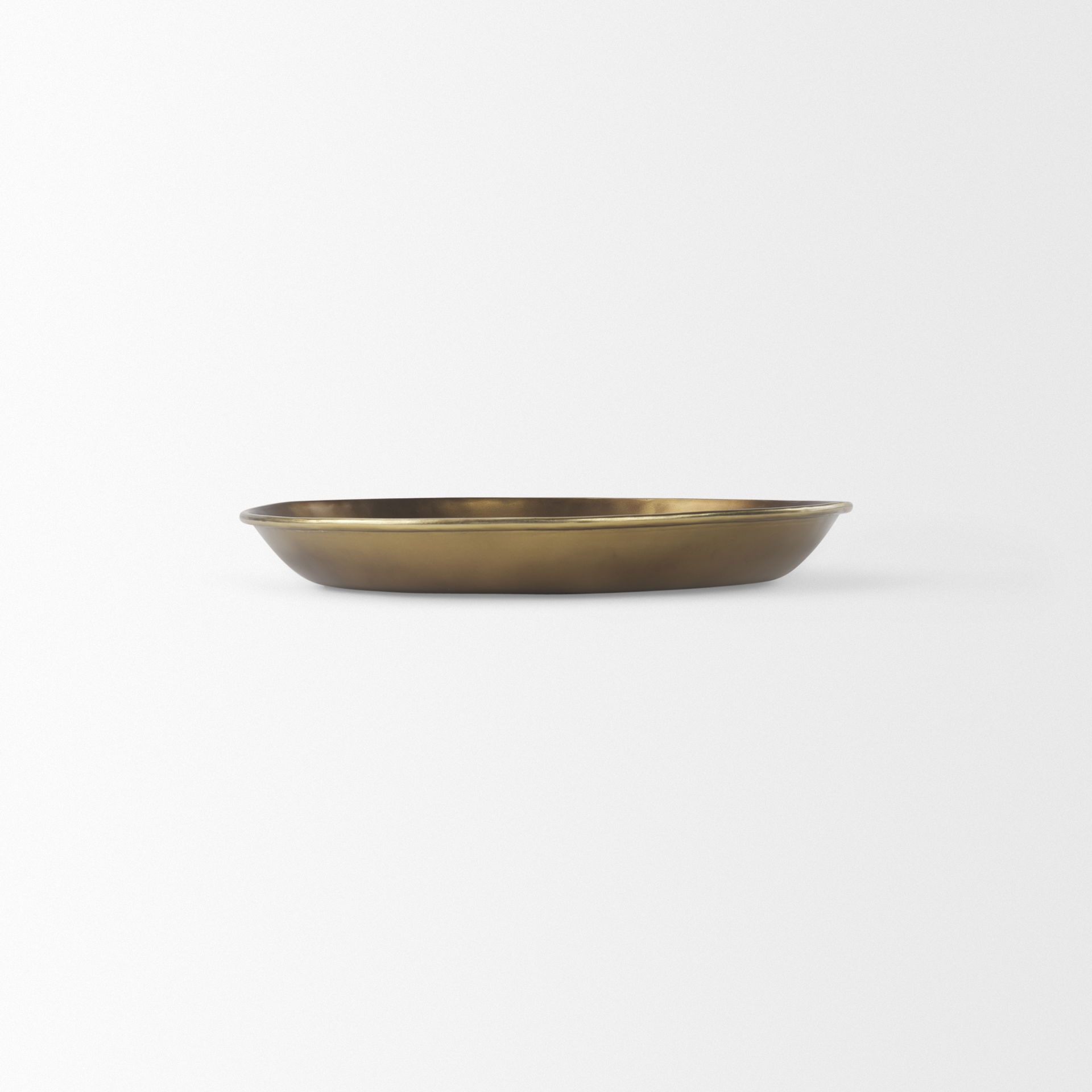 Eagan  Brass Aluminium Tray Small large image 