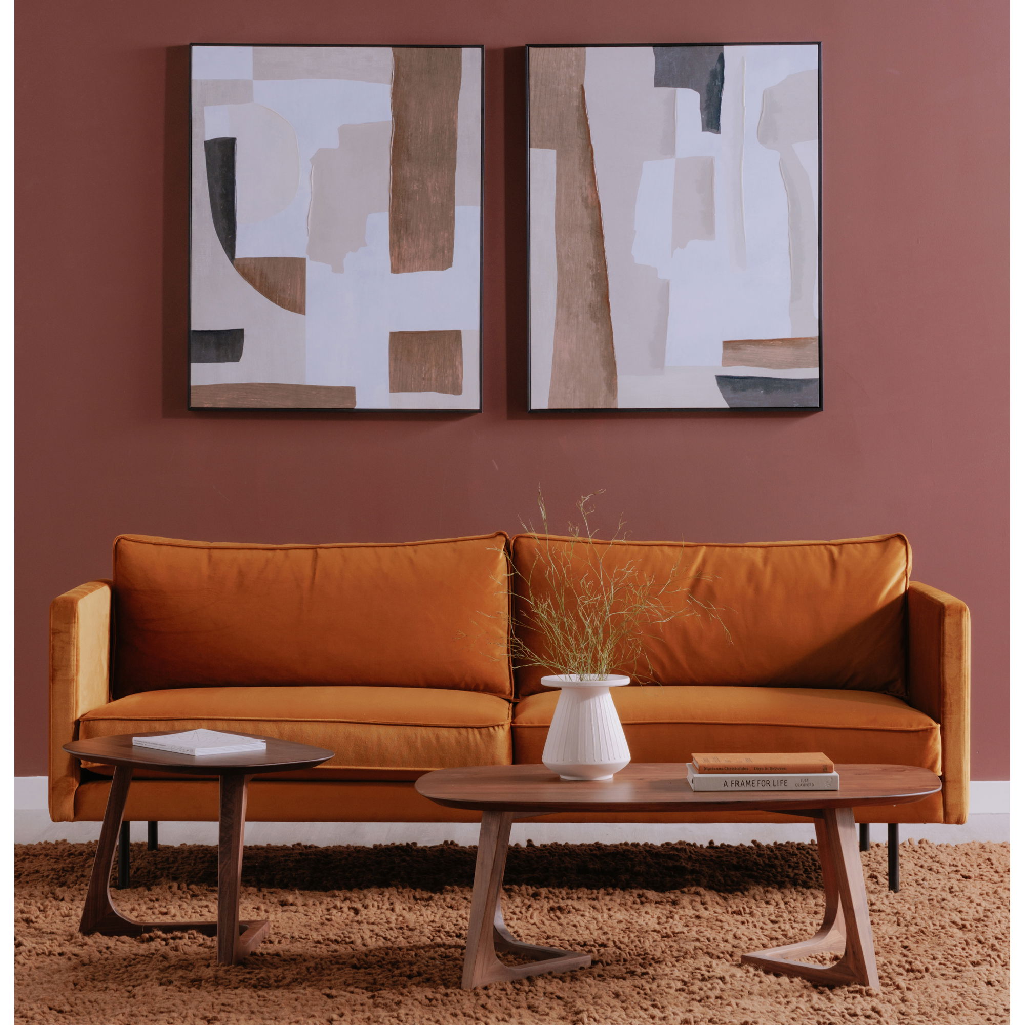 Godenza Small Coffee Table Brown large image 