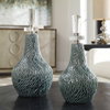 Almera Dark Teal Bottles Set/2, by Uttermost, 7.5" width x 1'3.5" height x 7.5" depth thumbnail 5
