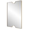 Ticket Gold Vanity Mirror, by Uttermost, 23.75" width x 35.5" height x 1.12" depth thumbnail 5