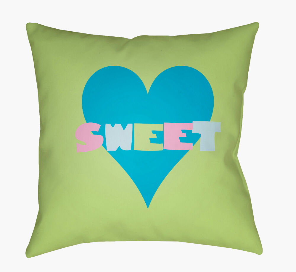 Littles Accent Pillow, Decorative Pillow by Surya, 20" length x 20" width
