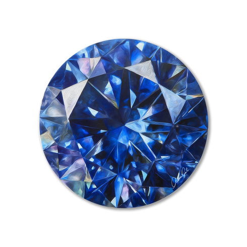 Brilliant Blue Orb II (No Embellishment)