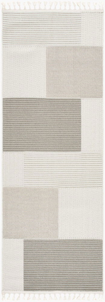 Finland Machine Woven Rug, by Surya, 7'2.61" length x 2'7.5" width