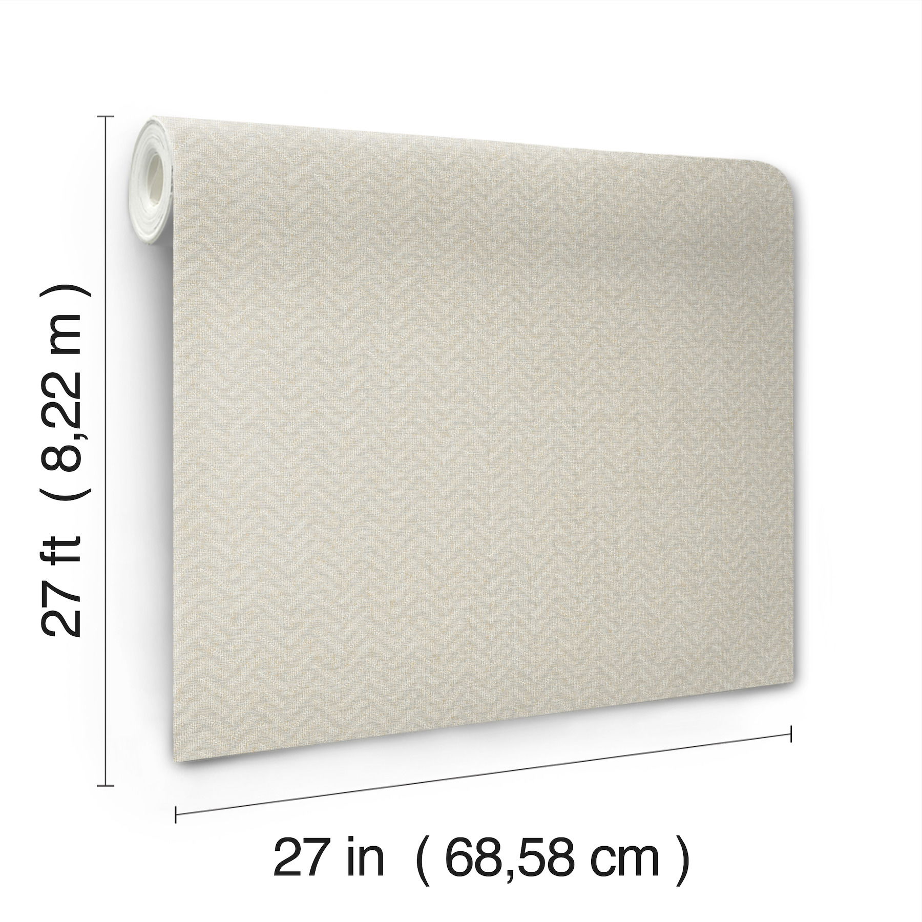 Regent Soft Grey Wallpaper large image 