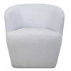 Mist Barrel Swivel Chair, Accent Chair by Uttermost, 29" width x 30.5" height x 30.25" depth thumbnail 1