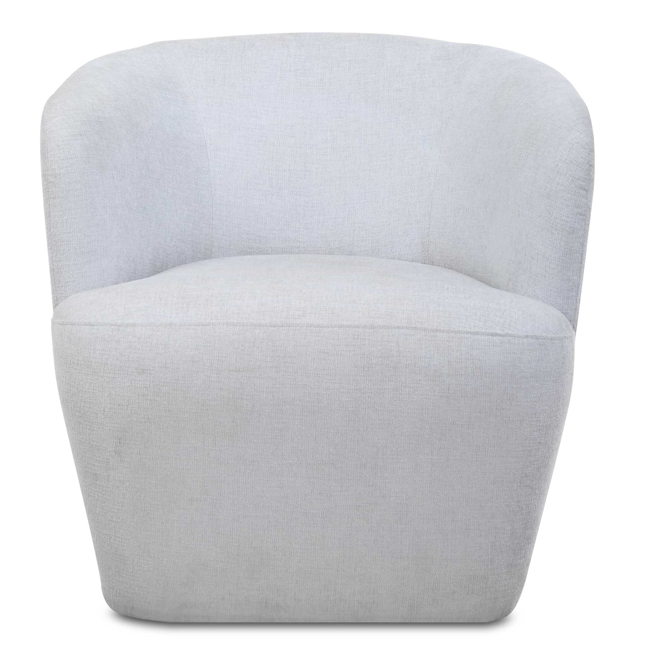 Mist Barrel Swivel Chair, Furniture by Uttermost, 29" width x 30.5" height x 30.25" depth View 1
