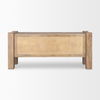Beth Light Brown Wood with 3 Doors Sideboard thumbnail 5