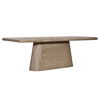 Marci Dining Table Weathered Natural 94', by Dovetail, 94" width x 30" height x 38" depth thumbnail 1