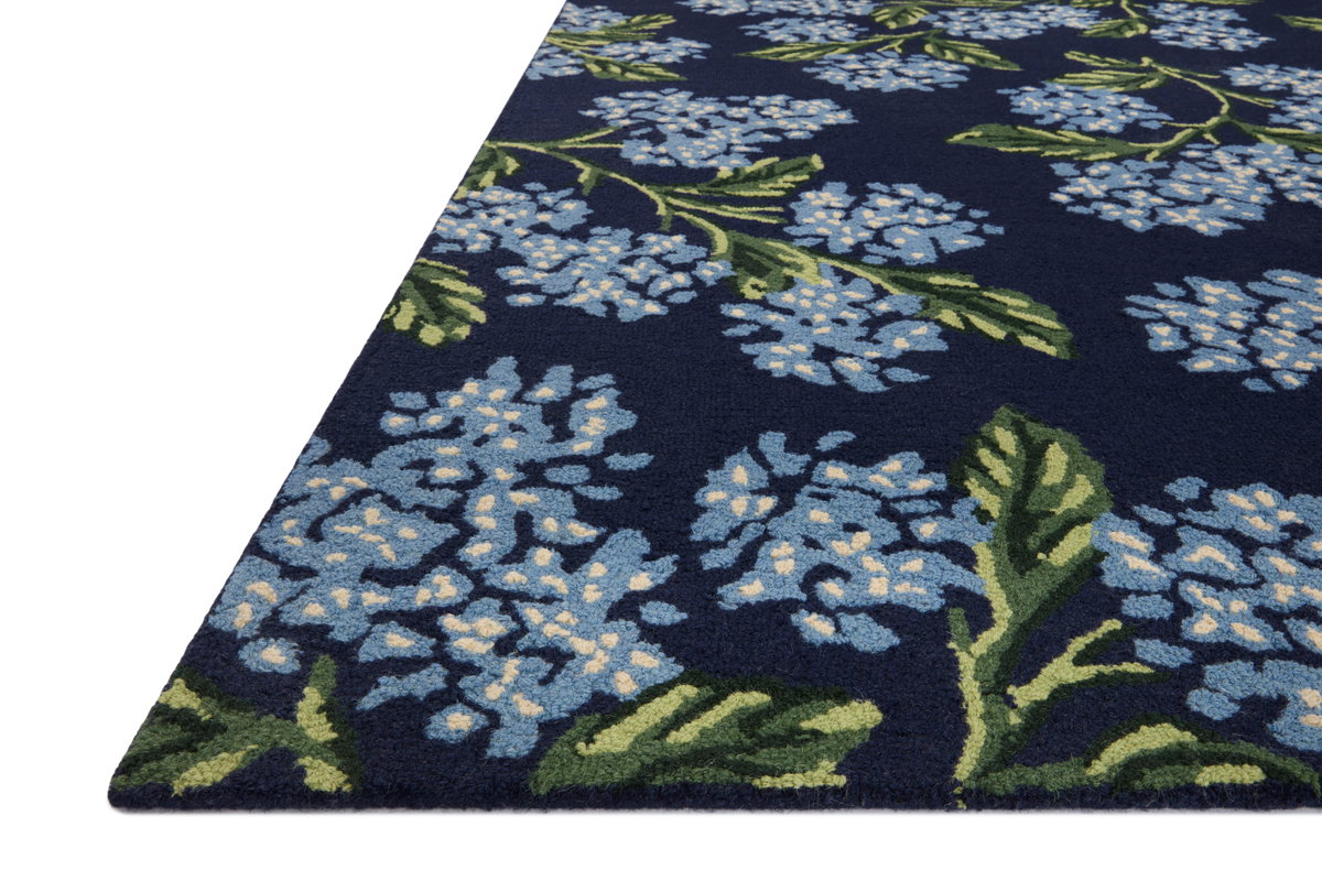 Rifle Paper Co. x Loloi Joie Rug, 3' length x 3' width View 2