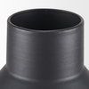 Tosca Tall Matte Black Metal Vase, by Mercana, 6.3" length x 6.3" width x 13.98" height thumbnail 7