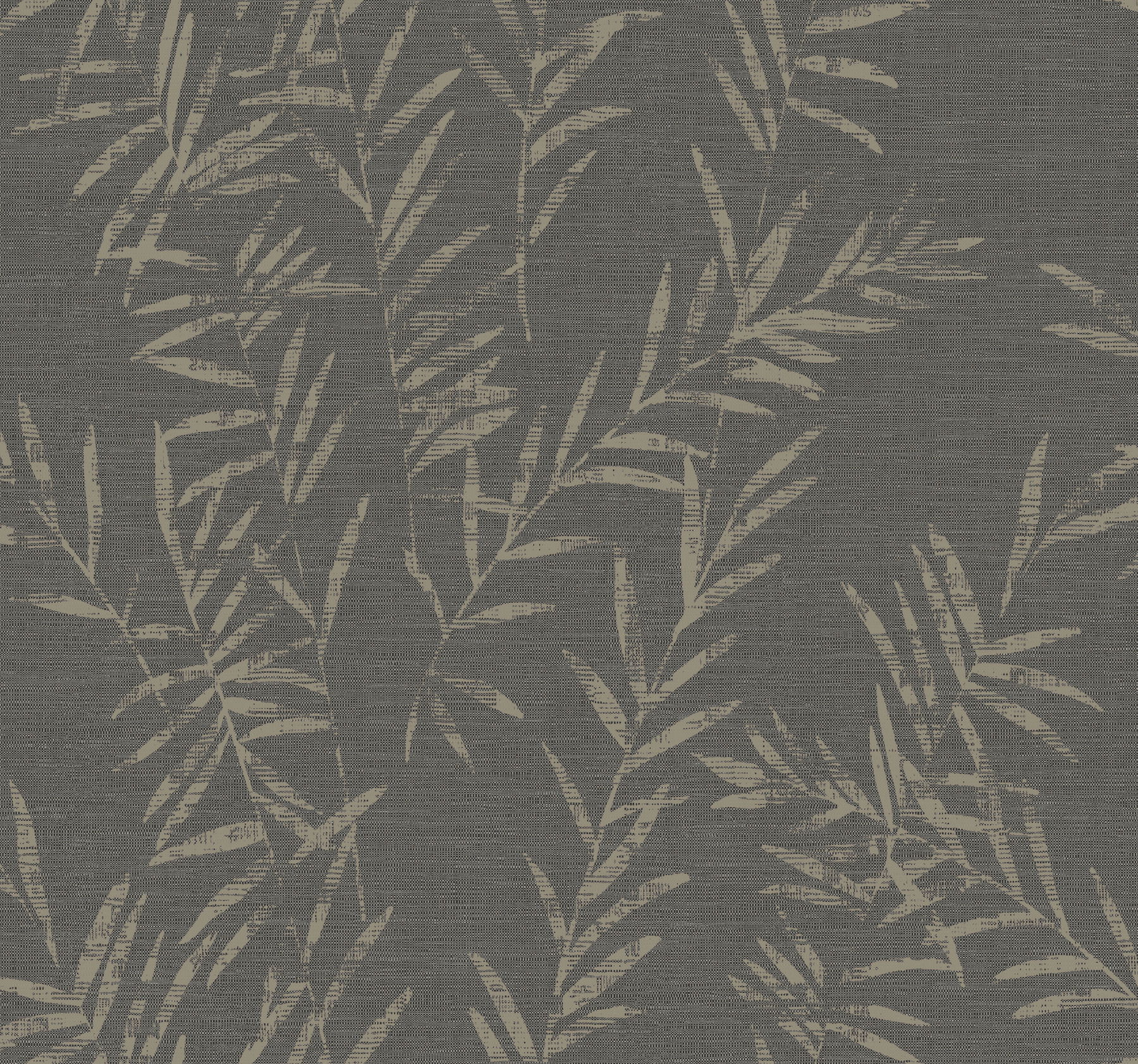 Allerton Bamboo Black Wallpaper large image 