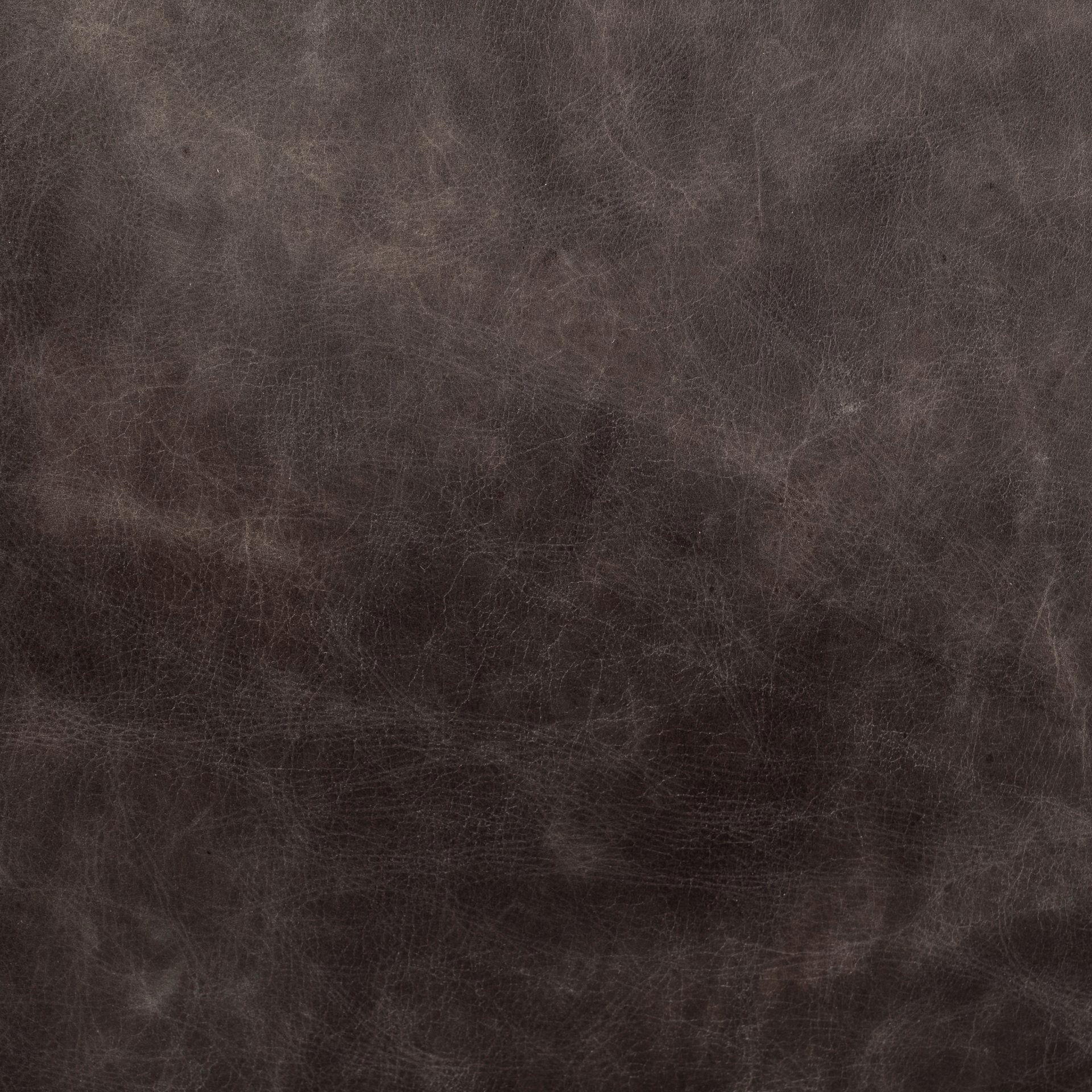 Stamford Black Genuine Leather Seat with Wood Back, Metal Frame Accent Chair, by Mercana, 24.41" length x 31.89" width x 28.94" height View 4