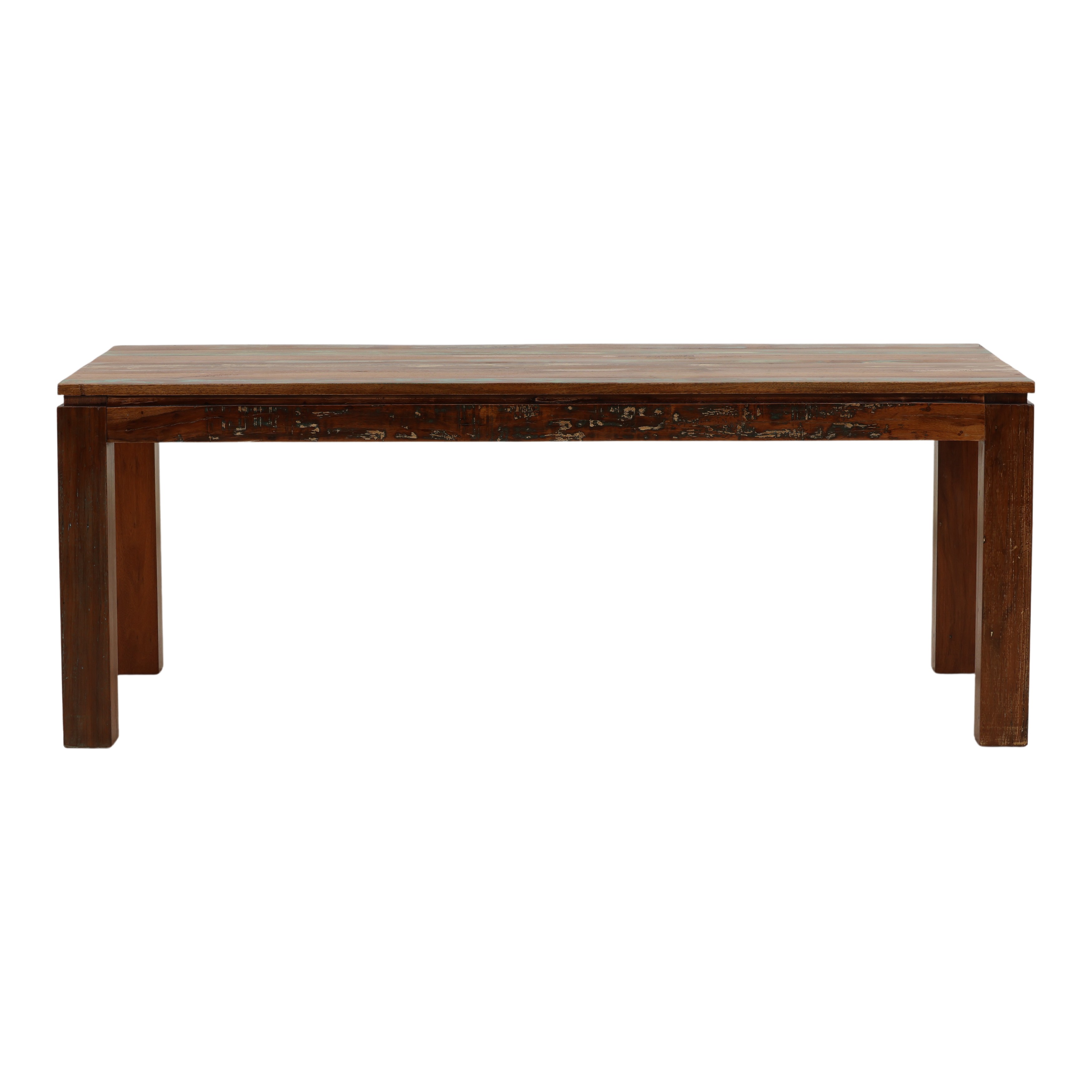 Quince Dining Table Brown, by Dovetail, 78" width x 30" height x 36" depth View 2