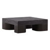 Juna Coffee Table Dark Brown, by Dovetail, 47.24" width x 16.1" height x 47.24" depth thumbnail 1