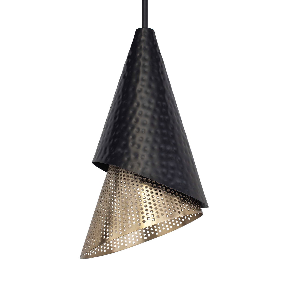 Apollo 1 Light Mini Pendant, Mini Light Pendant by Uttermost, 10" width x 18.5" height x 10" diameter x 10.25" depth View 4