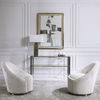 Crue White Swivel Chair thumbnail 3