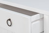 Center Media Base  Cortina White, by Sarreid, 1'8" length x 5'2" width x 3'1" height thumbnail 5