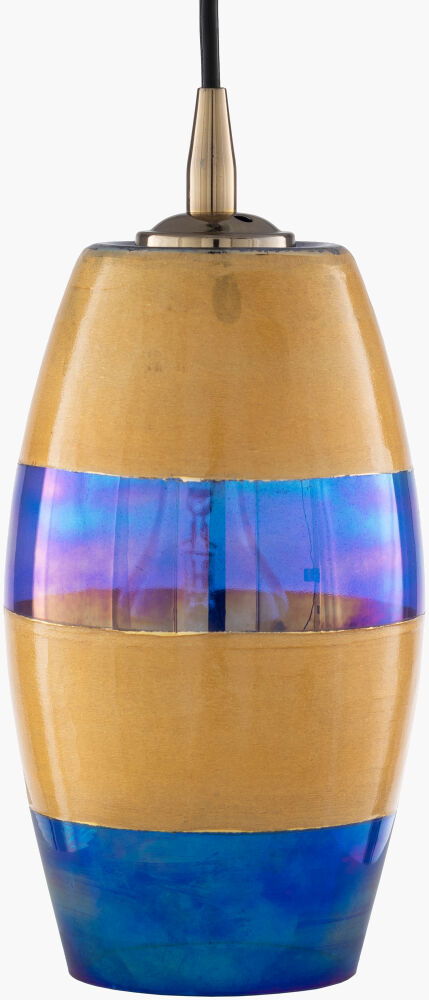 Rampart Pendant, by Surya, 6" length x 6" width x 10" height