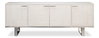 Bronzini Credenza  Embossed White, by Sarreid, 1'8" length x 7'10" width x 2'10" height thumbnail 2
