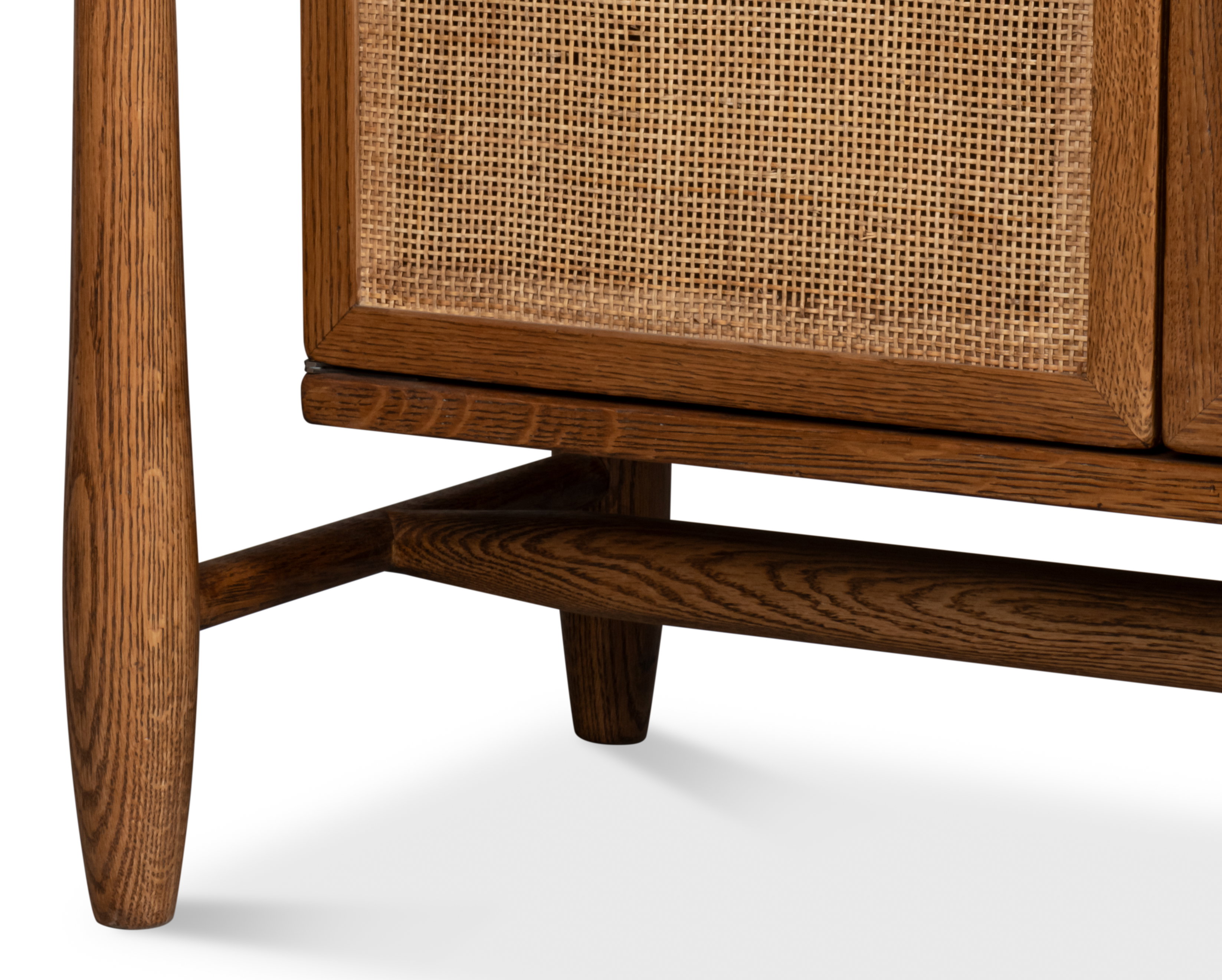 Nido Sideboard, 4 Doors, Cabinets & Sideboard by Sarreid, 85" length x 19" width x 30" height View 7
